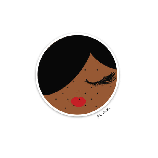 Beauty, Woman Sticker