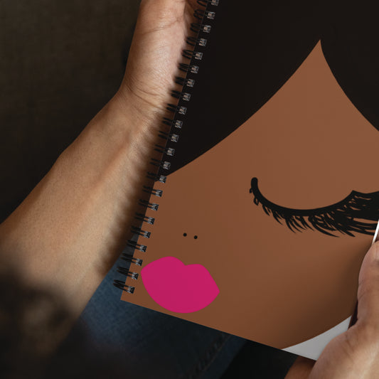 Big Face Maxi Glossy 5.5x8.5" Notebook