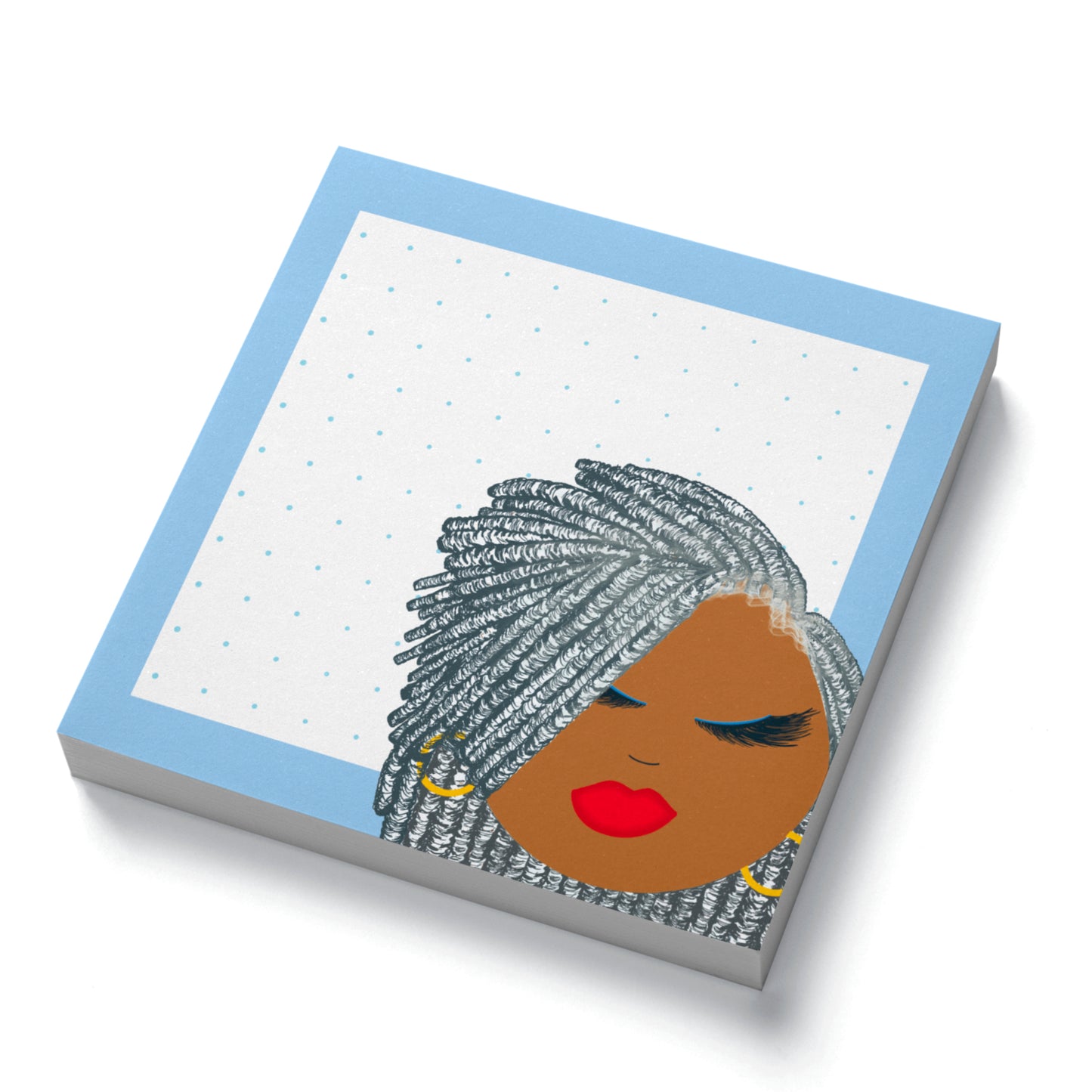 Charmaine, Blue Sticky Notes, Dotted Sheets