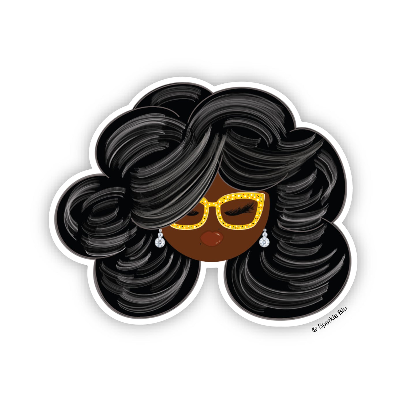 Rich Auntie Dana, Vinyl Sticker