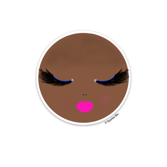 Faith, Bald Woman Sticker