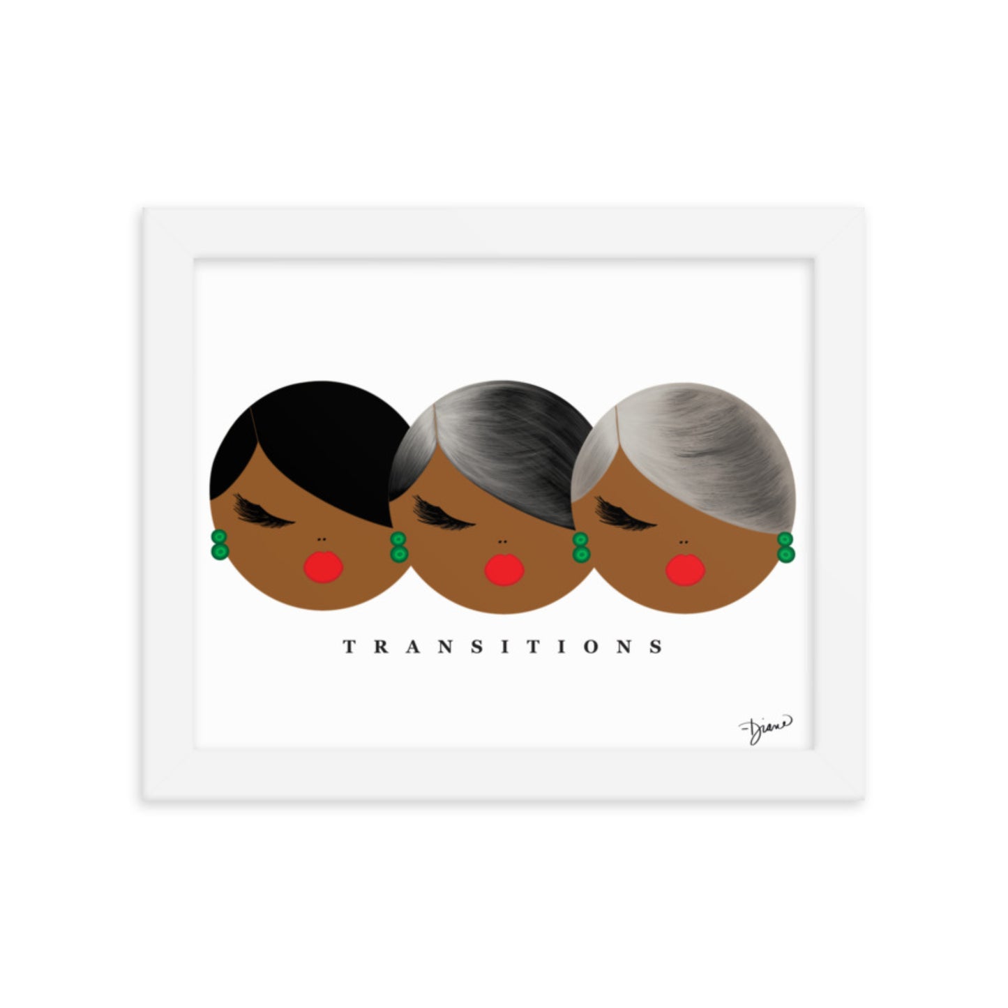 Flower, Transitions Unframed Art Print, 8x10"