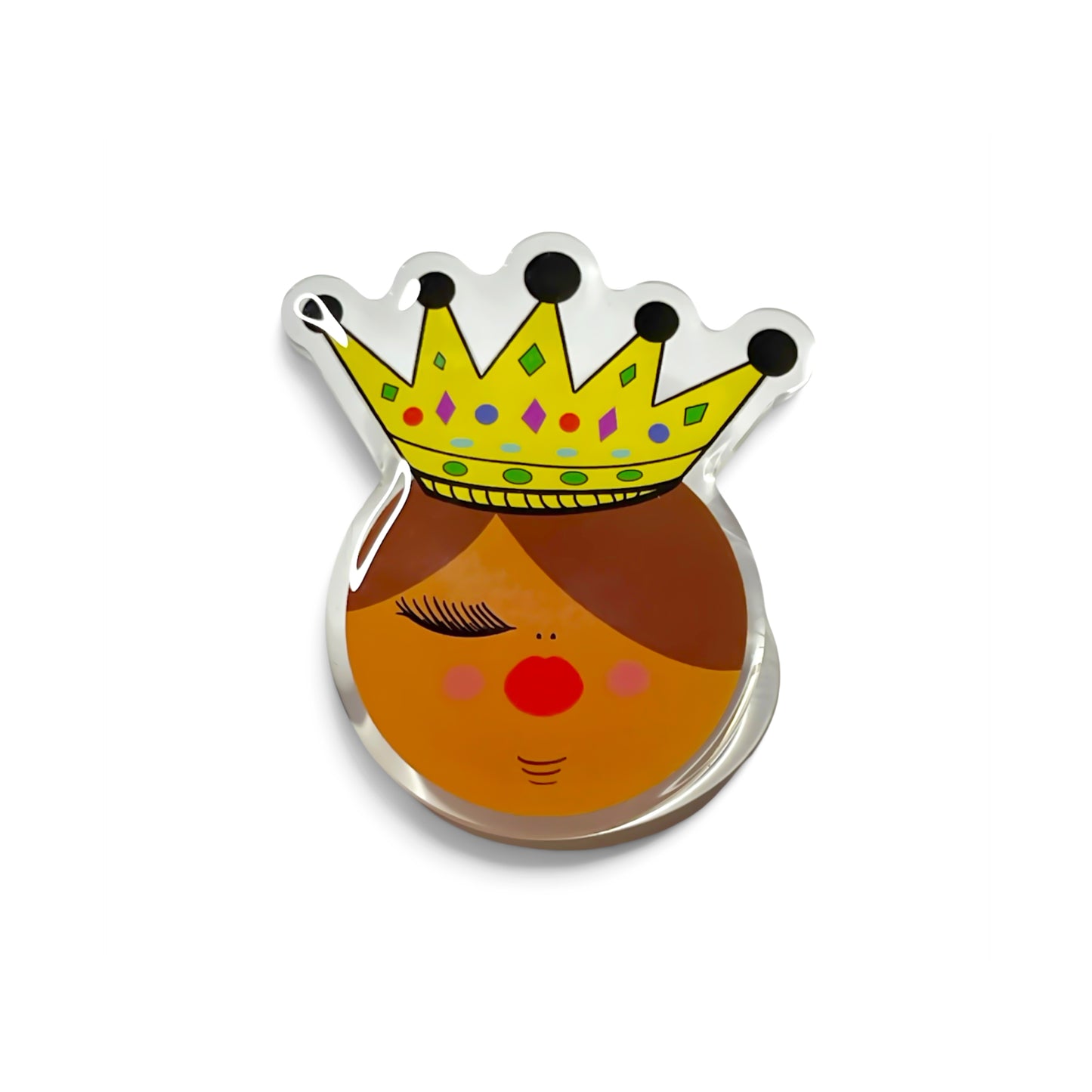Fluffy Queen Falecia Pin