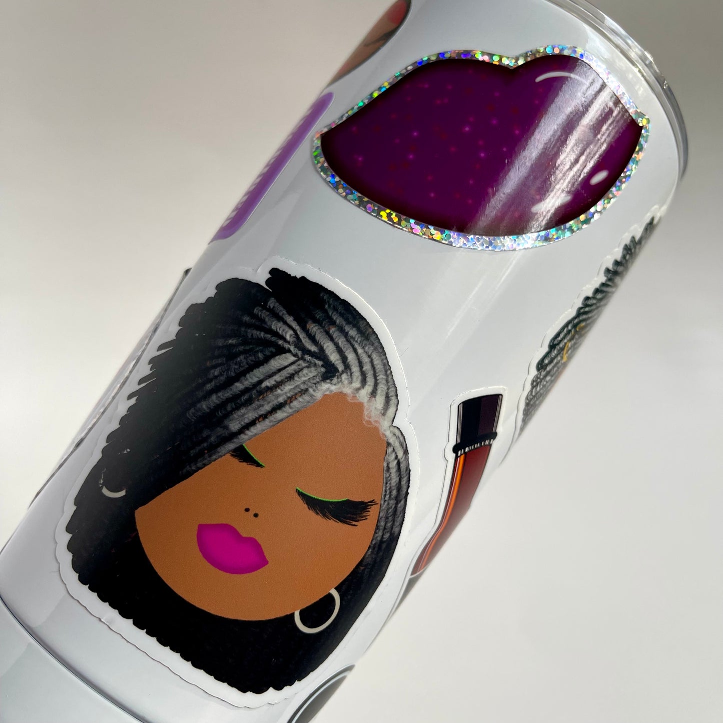 Stella, Salt & Pepper Locs Sticker