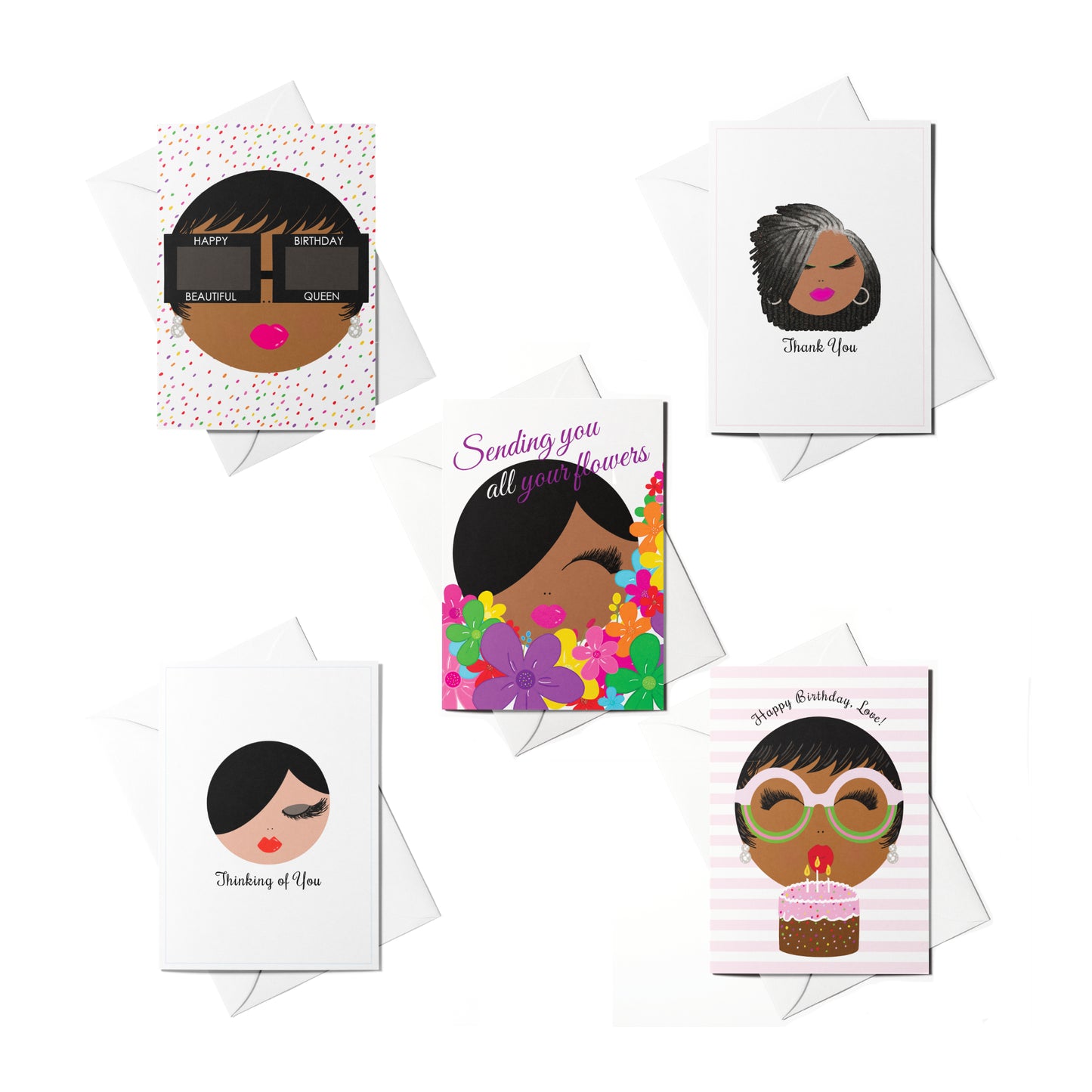 The Card Stash | Assorted Greeting Card Set of 10