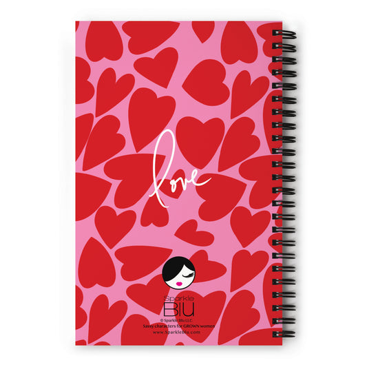 Love Hearts 5.5x8.5" Notebook