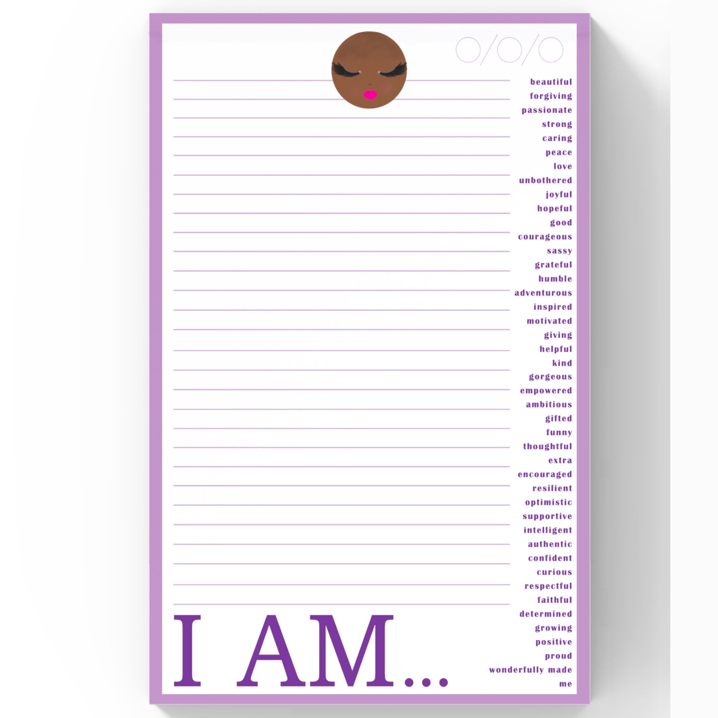 I AM... Encouraging Notepad 5.5x8.5"