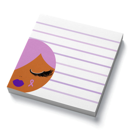 Jade, Purple Domestic Violence Awareness Sticky Notes