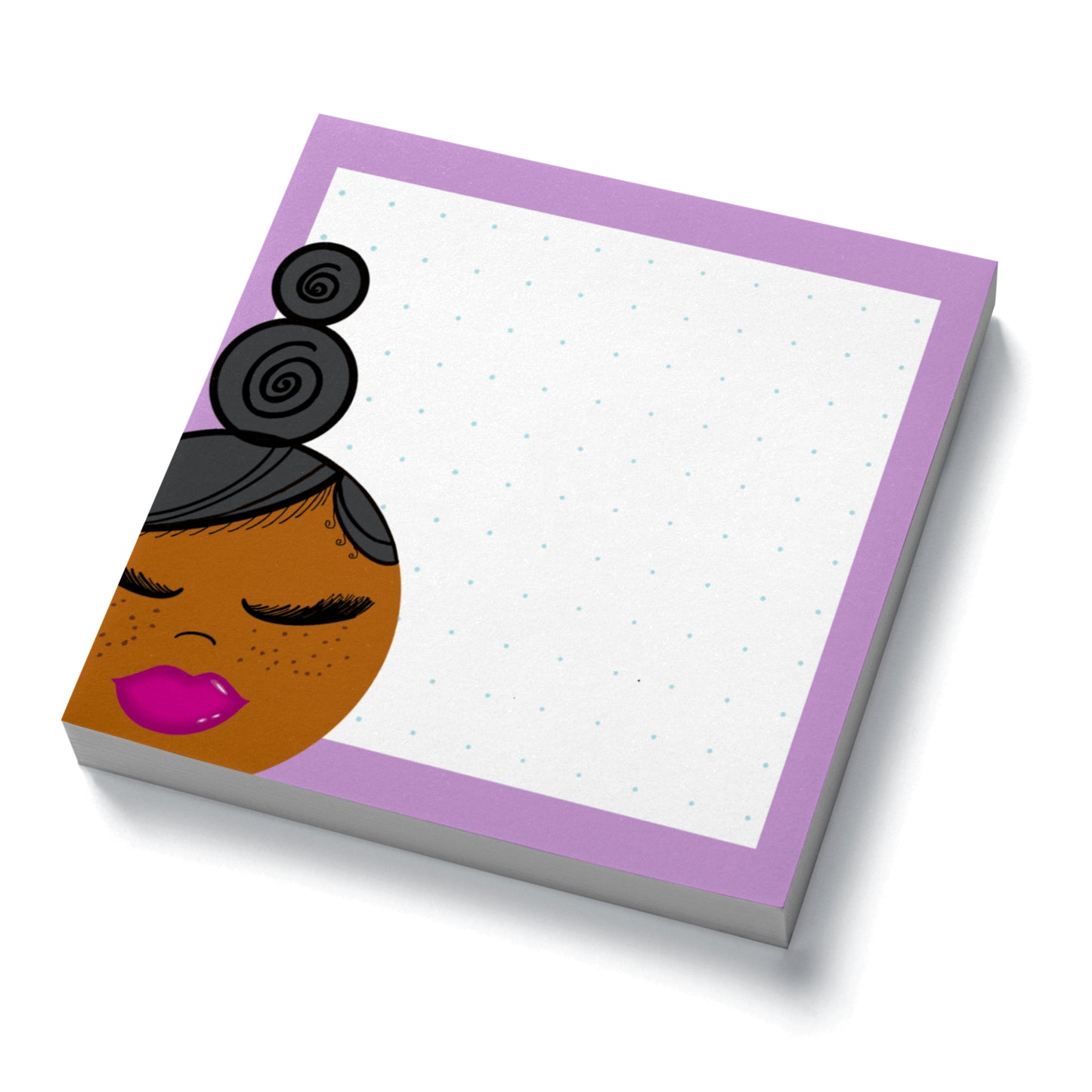 Kay, Purple Sticky Notes, Dotted Sheets