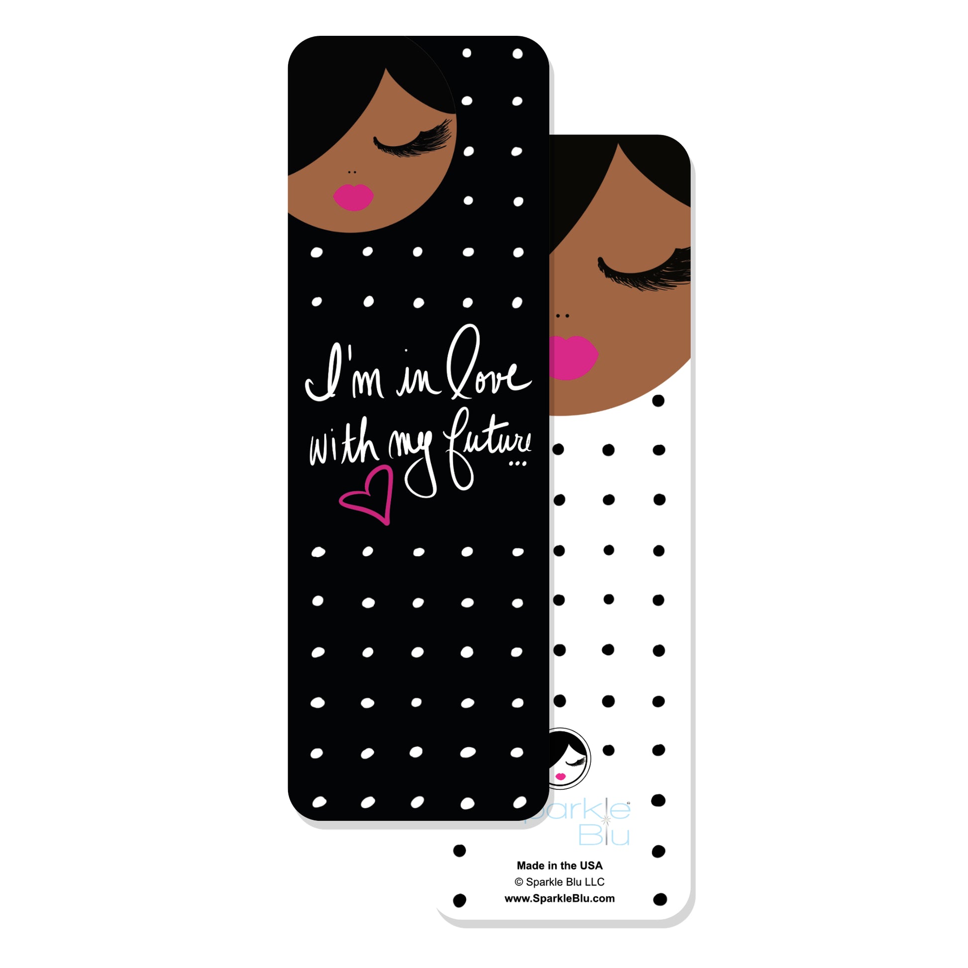 Encouraging woman bookmark