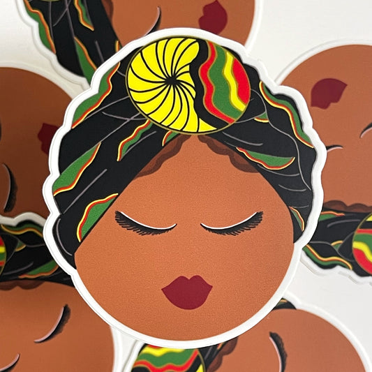 Naomi, Woman Sticker