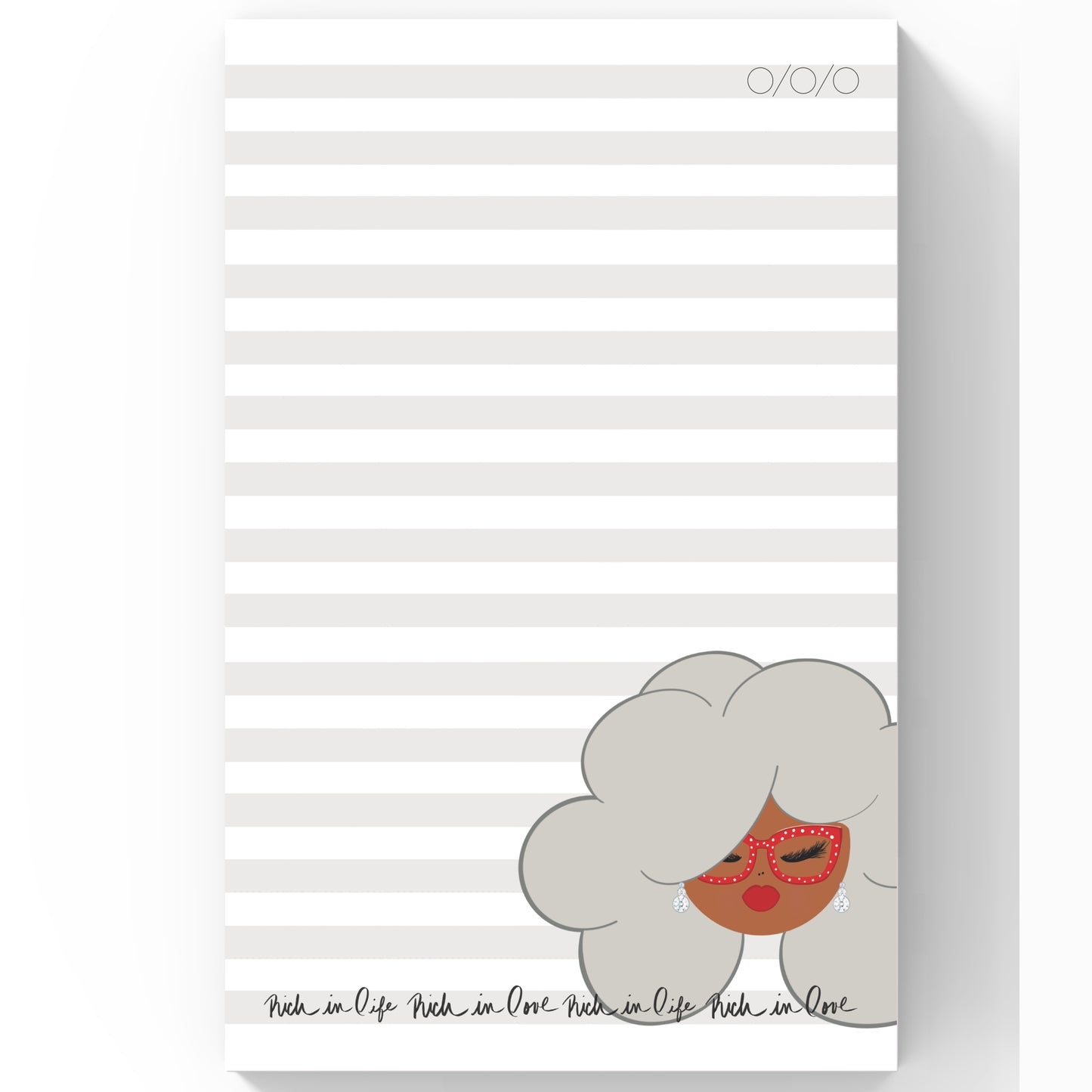 Rich Auntie Lisa Notepad, 5.5x8.5"