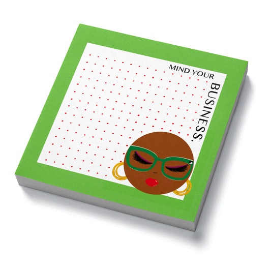 Risa, 'Mind Your Business' Sticky Notes, Dotted Sheets