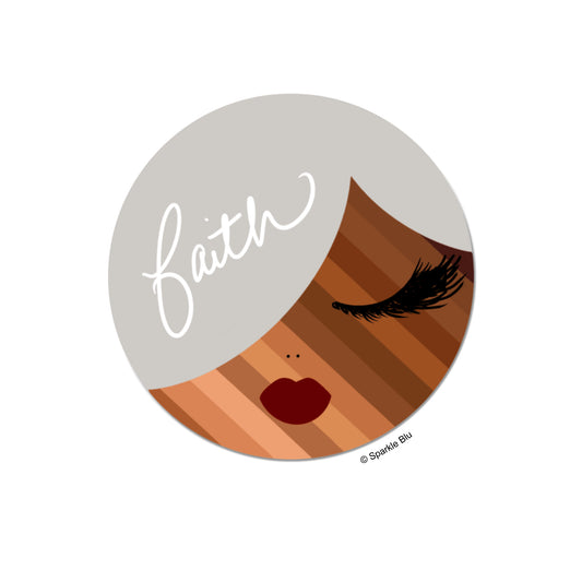 Shades of Beauty, Vinyl Sticker – Gray Hair