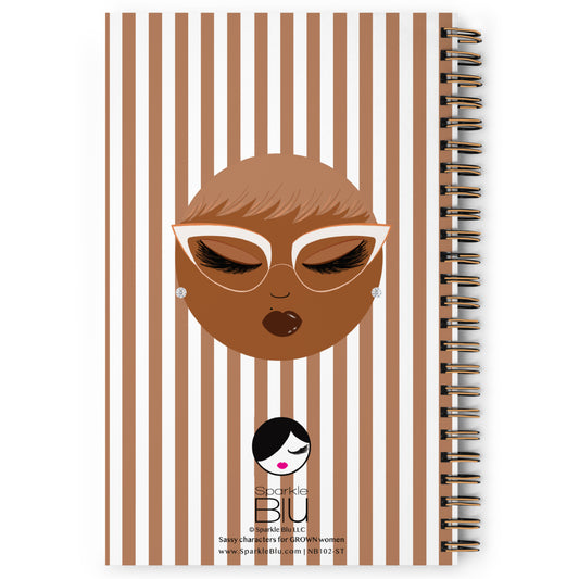 Stephanie, Allergic to Nonsense, 5.5x8.5" Notebook