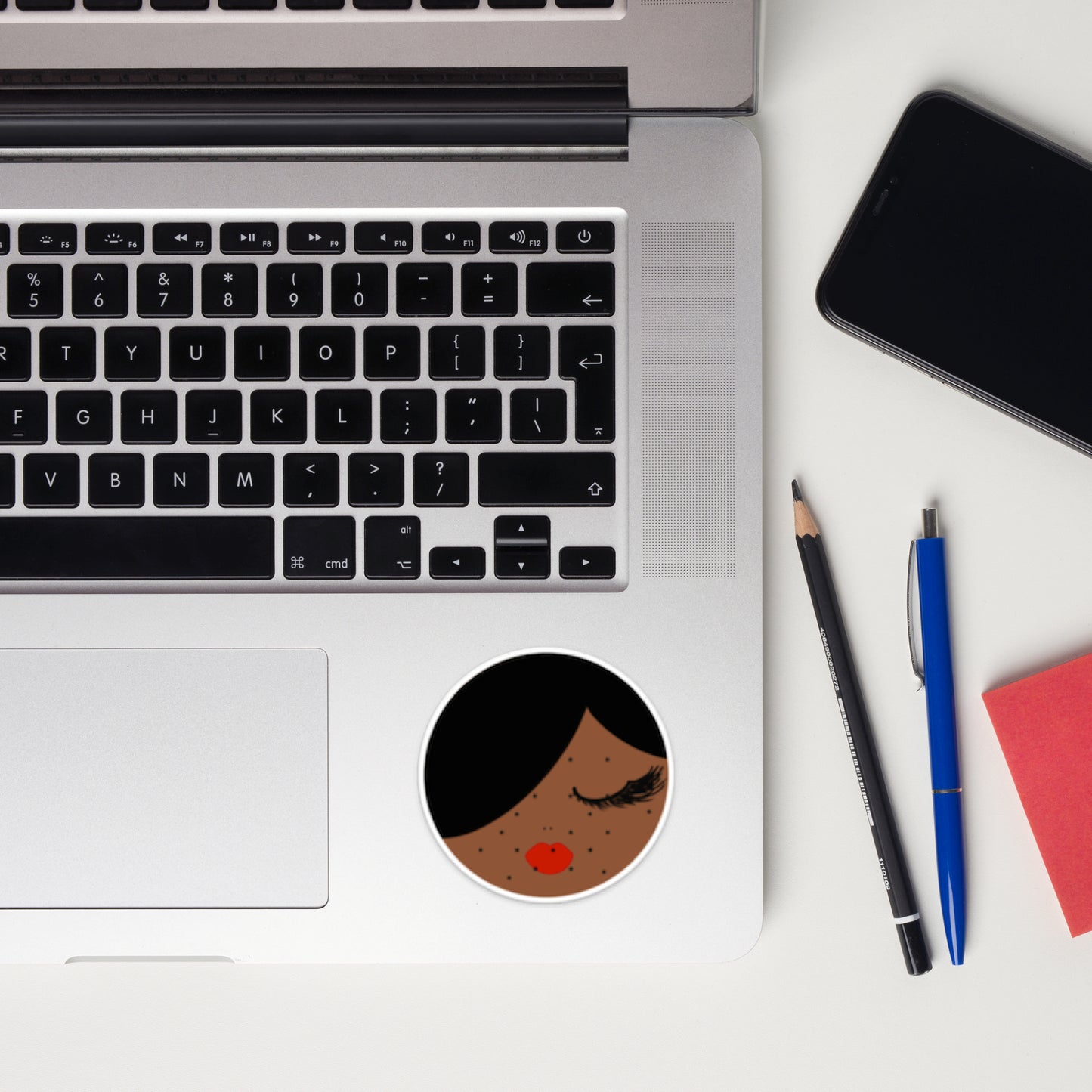 Beauty, Woman Sticker