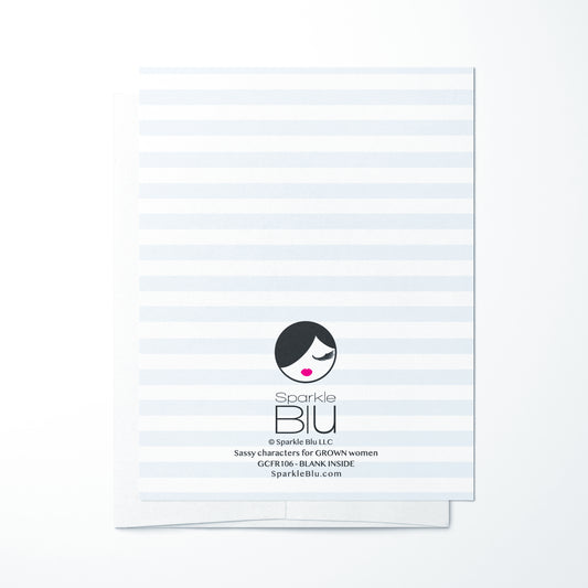 'Til the Wheels Fall Off. Friendship Greeting Card