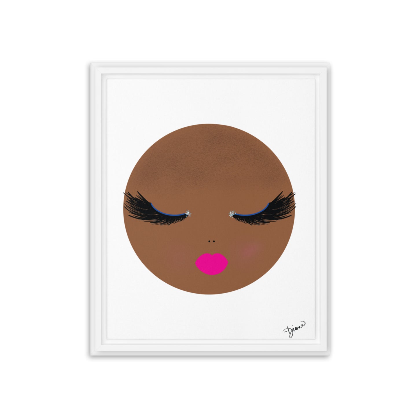 Faith Unframed Art Print, Bald Head, 8x10"
