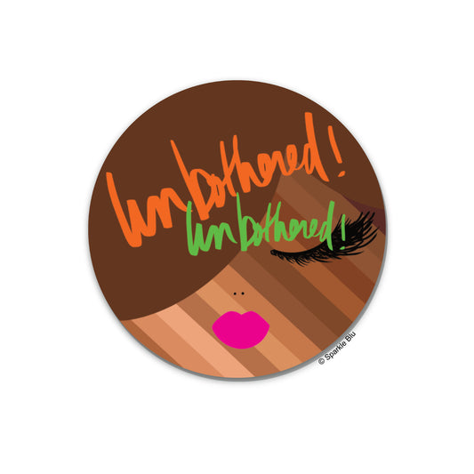 Shades of Beauty Unbothered- Brown Hair Sticker