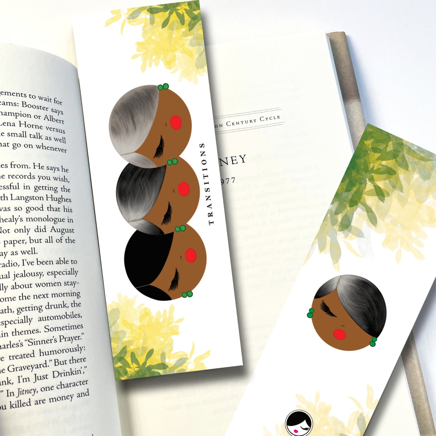 Flower, Transitions Bookmark