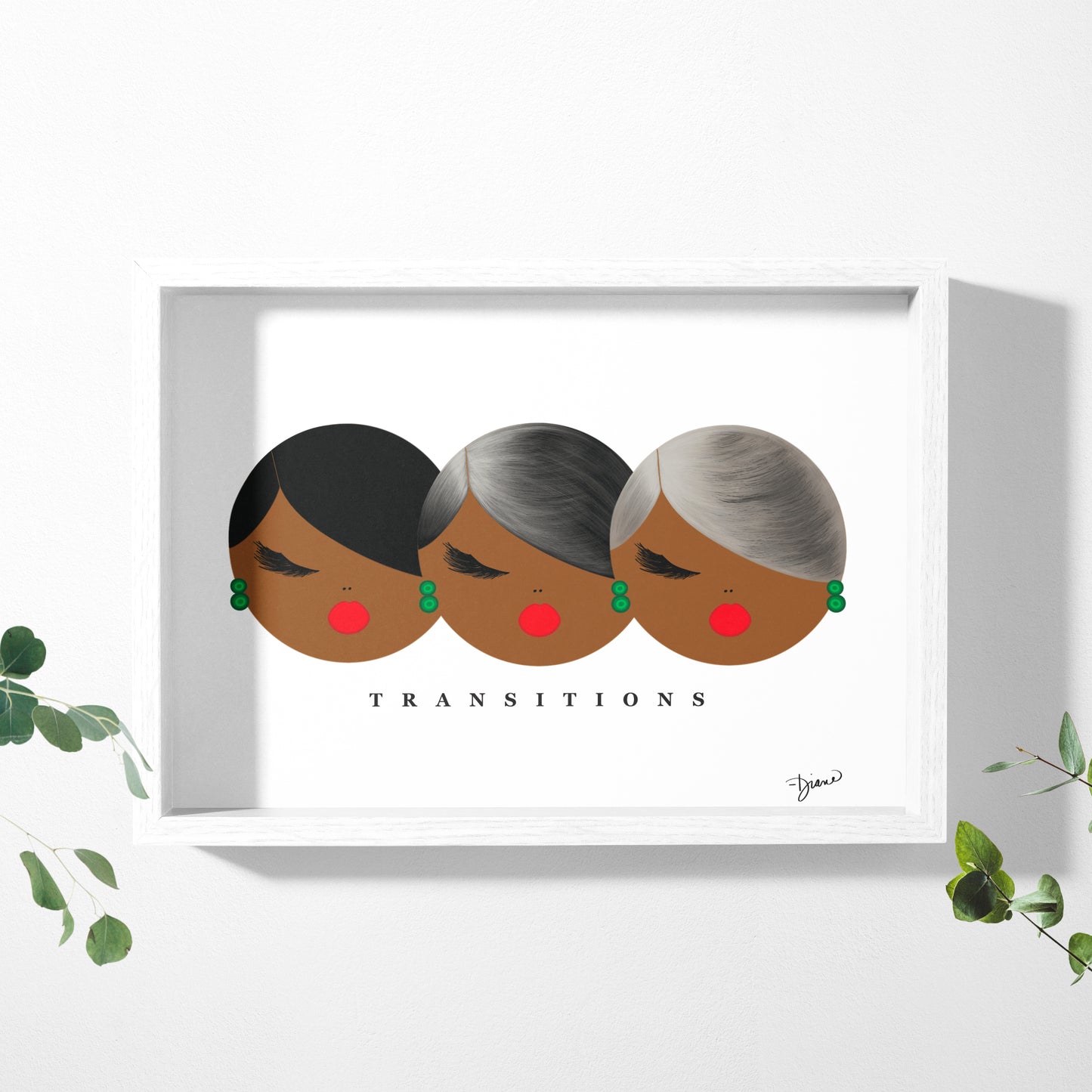 Flower, Transitions Unframed Art Print, 8x10"