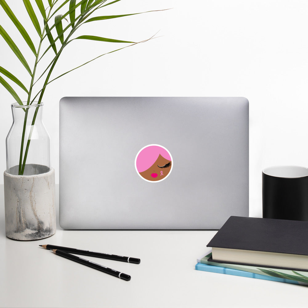 Candy, Pink Breast Cancer Awareness Sticker