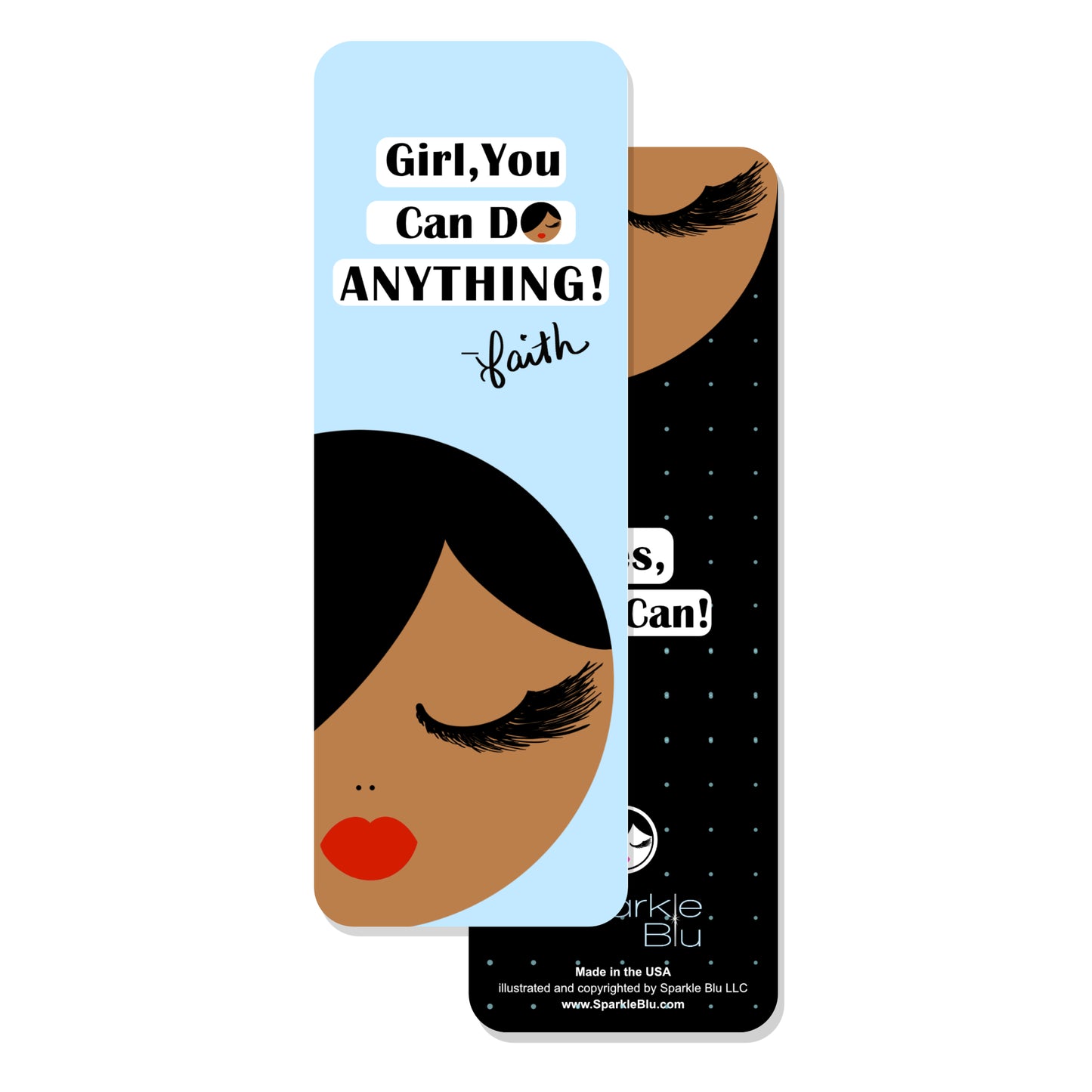 Girl, You Can Do Anything! Encouraging Bookmark