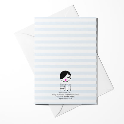 Born a Queen Empowerment Greeting Card
