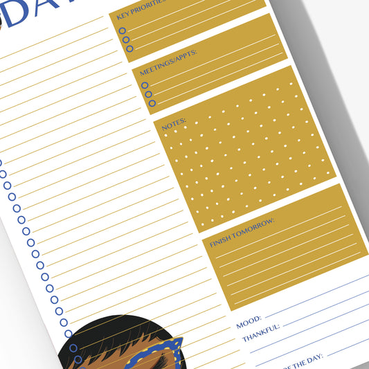 Christi, Today.- Daily Planner Notepad 5.5 x 8.5"