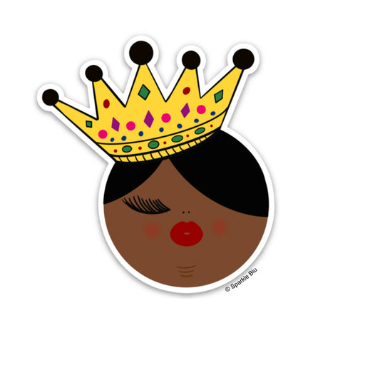 Fluffy Queen Falana Sticker