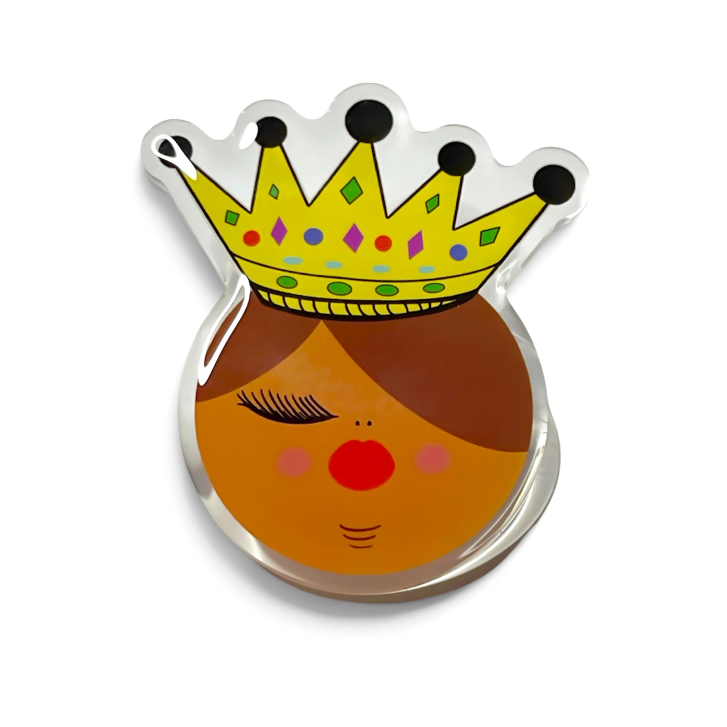 Fluffy Queen Falecia Pin