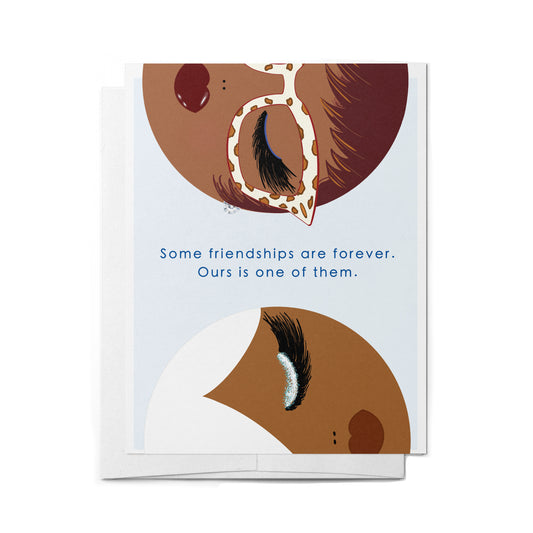Friends Forever. Friendship Greeting Card