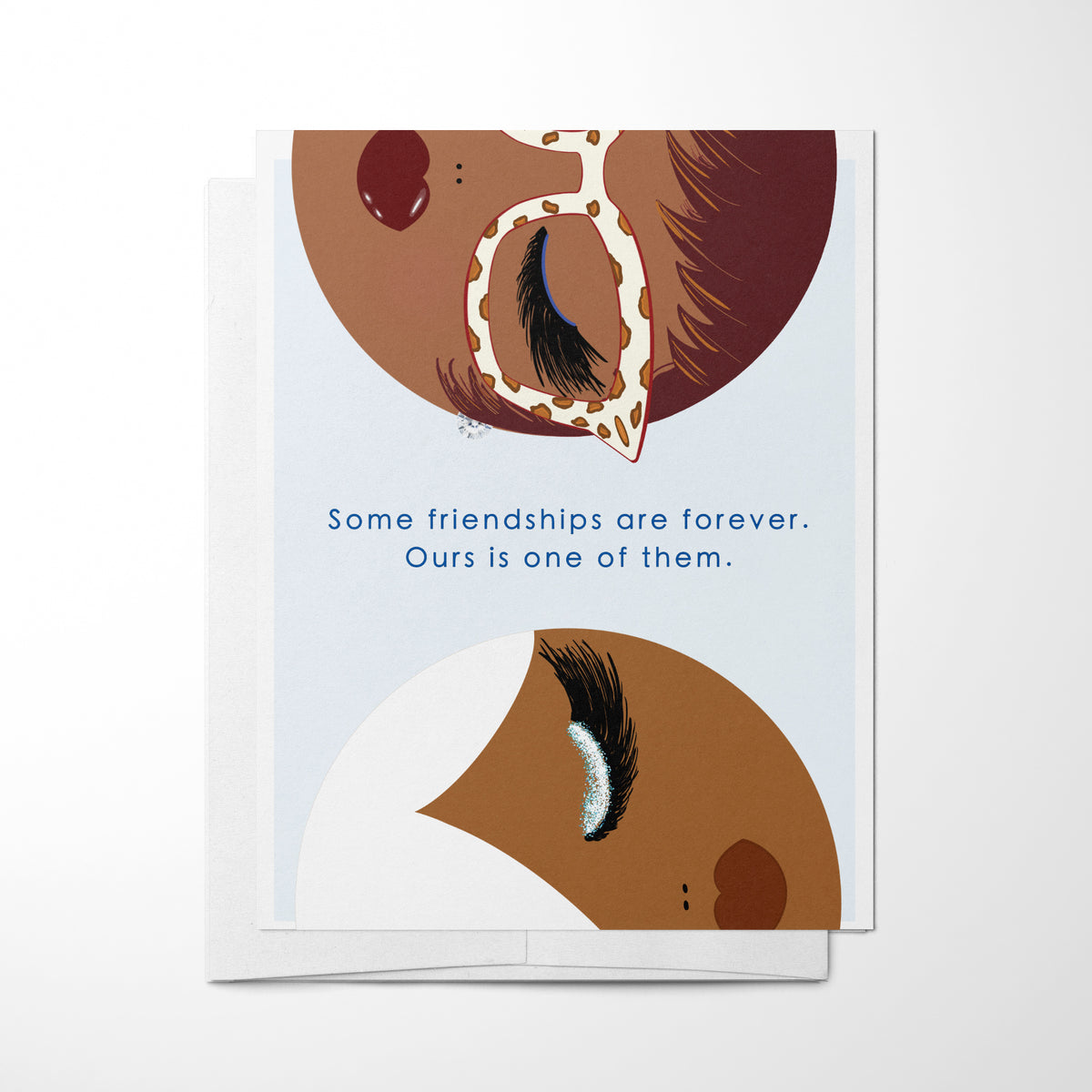 Friends Forever. Friendship Greeting Card
