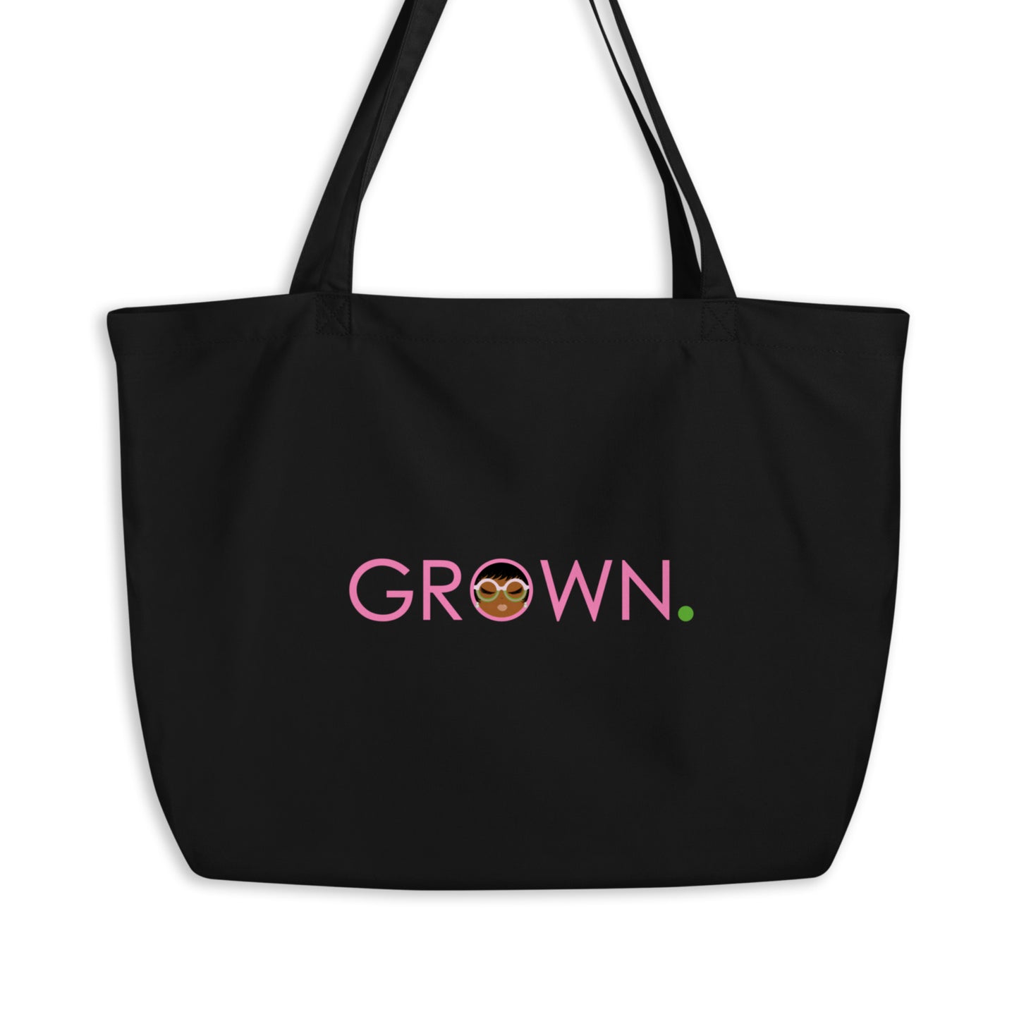 GROWN., Large Tote Bag