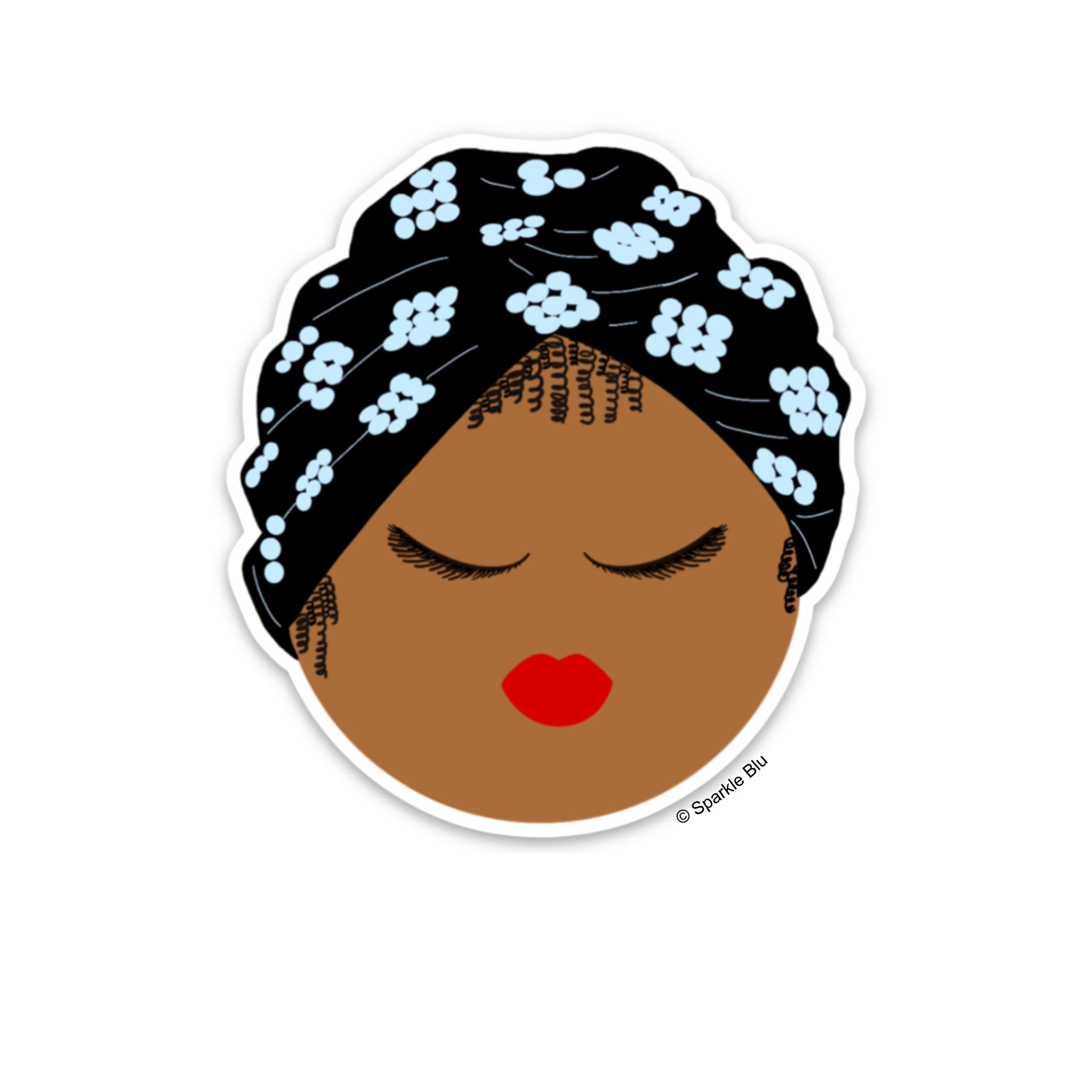 Harriet Sticker – Sparkle Blu