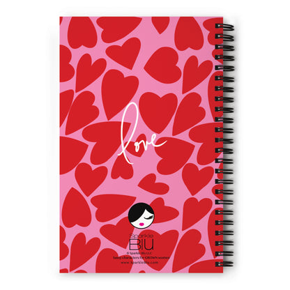 Love Hearts 5.5x8.5" Notebook
