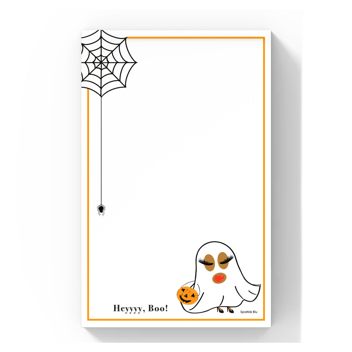 Heyyyy Boo! 5x7" Halloween Notepad