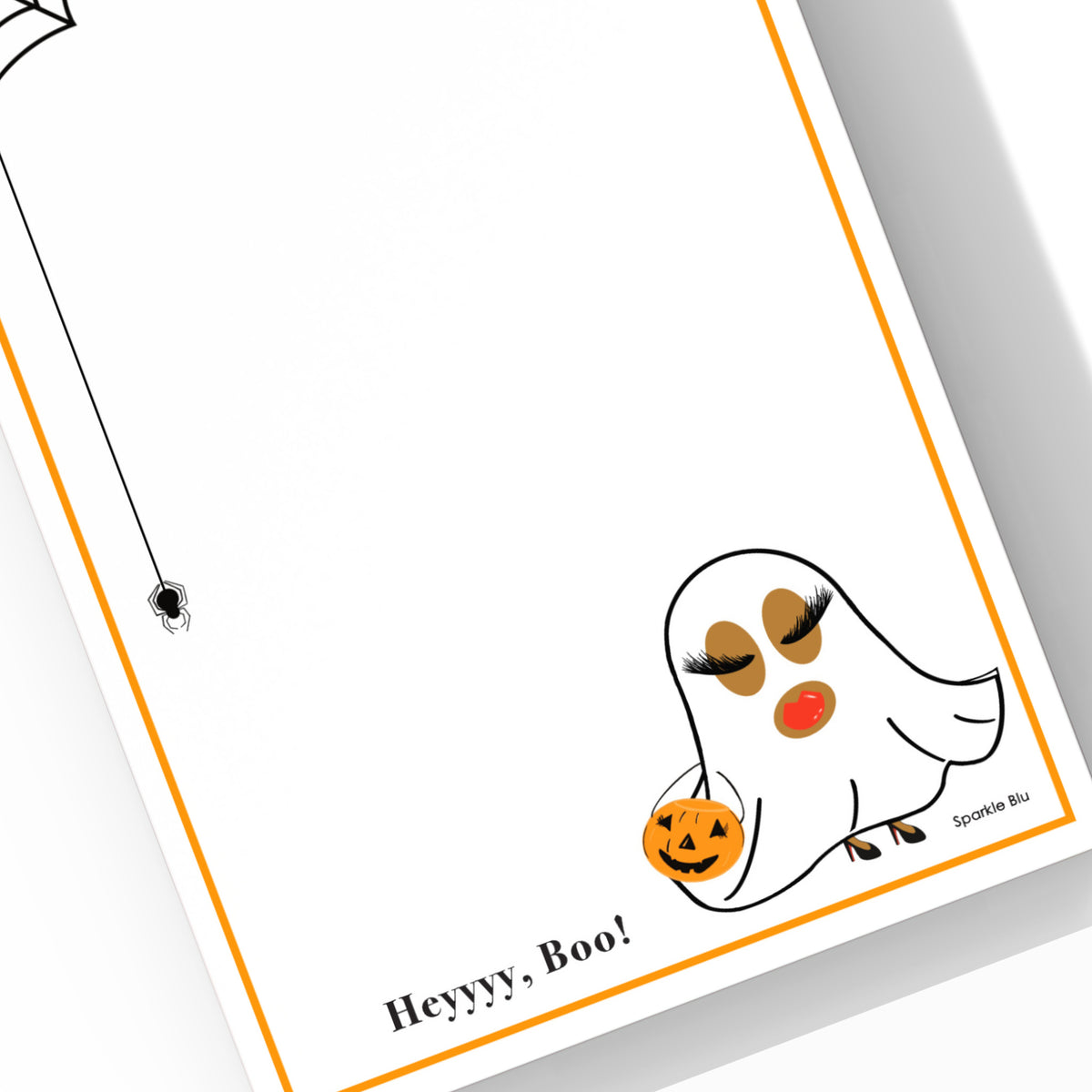 Heyyyy Boo! 5x7" Halloween Notepad