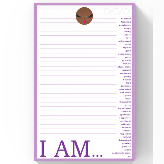 I AM... Encouraging Notepad 5.5x8.5"