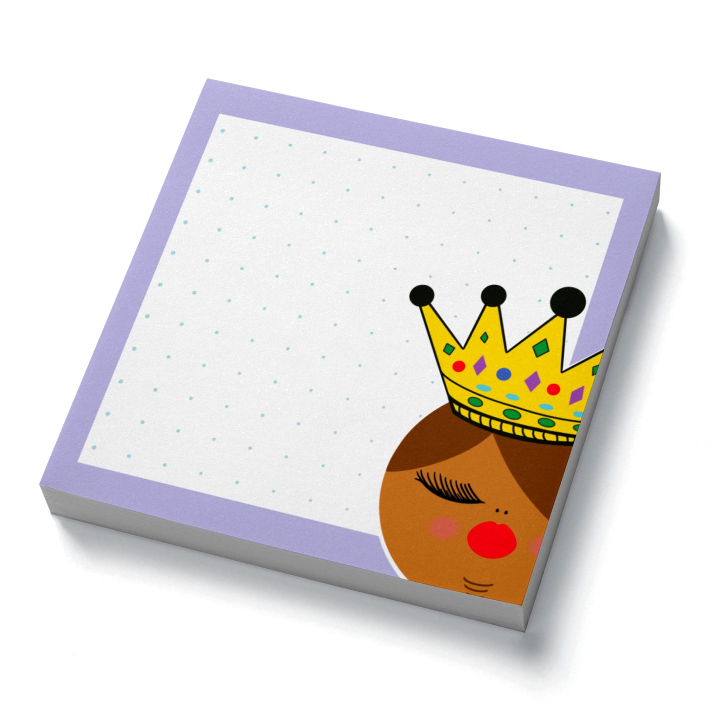 Fluffy Queen Falecia Post-It® Notes, Dotted Sheets