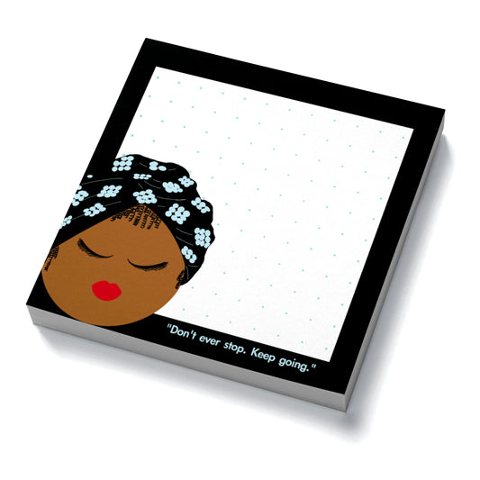 Harriet Post-It® Notes, "Don't ever stop. Keep going." - Dotted Sheets