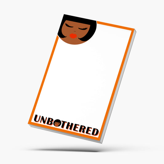 Unbothered Memo Notepad 4 x 6"