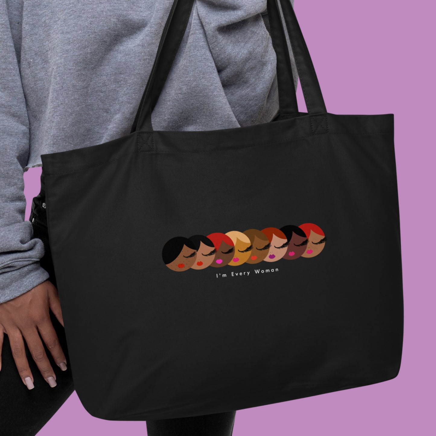 I'm Every Woman. Large Tote Bag