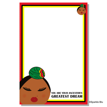 You are your ancestors greatest dream memo notepad