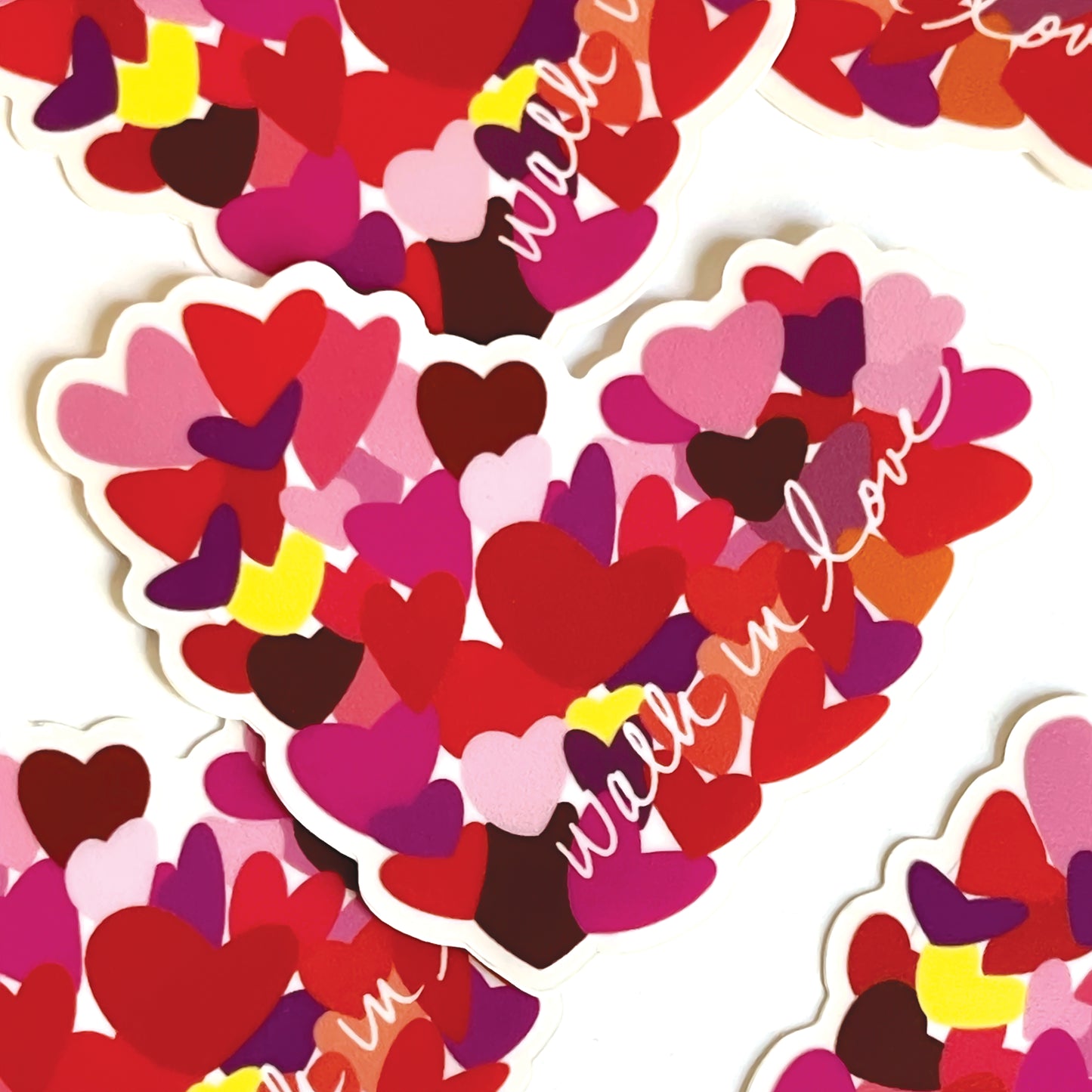 Love's Heart, Vinyl Sticker