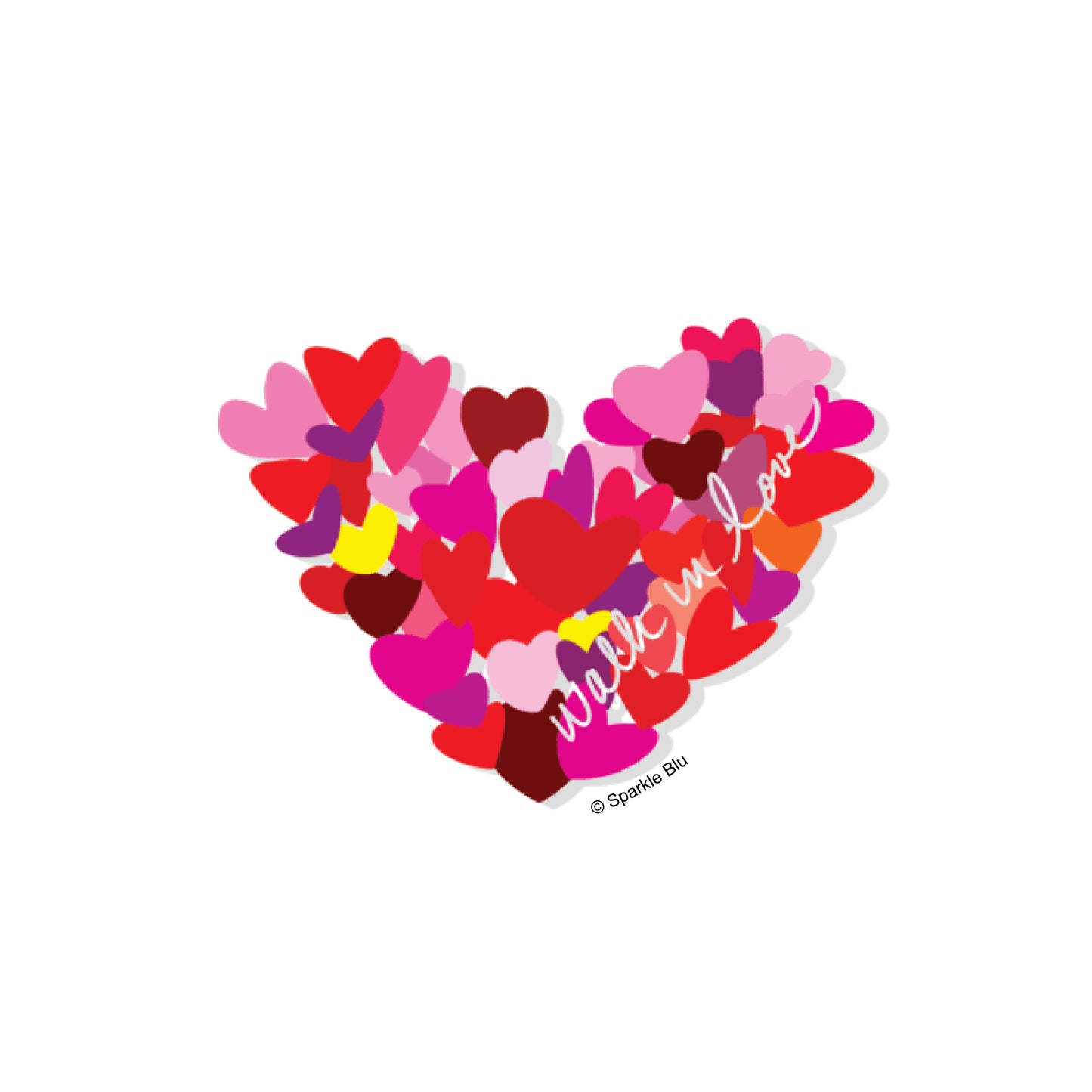 Love's Heart, Vinyl Sticker