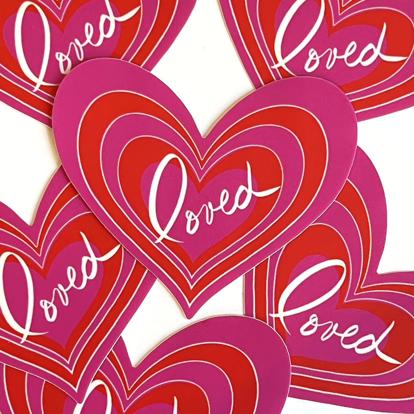 Loved, Vinyl Sticker