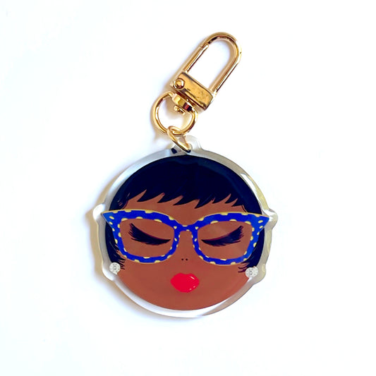 Christi Acrylic Keychain & Bag Charm
