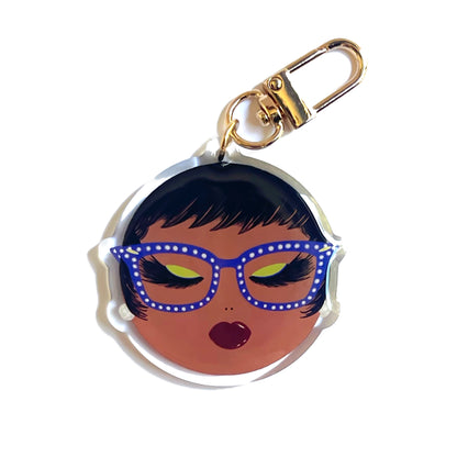 Keisha Acrylic Keychain & Bag Charm