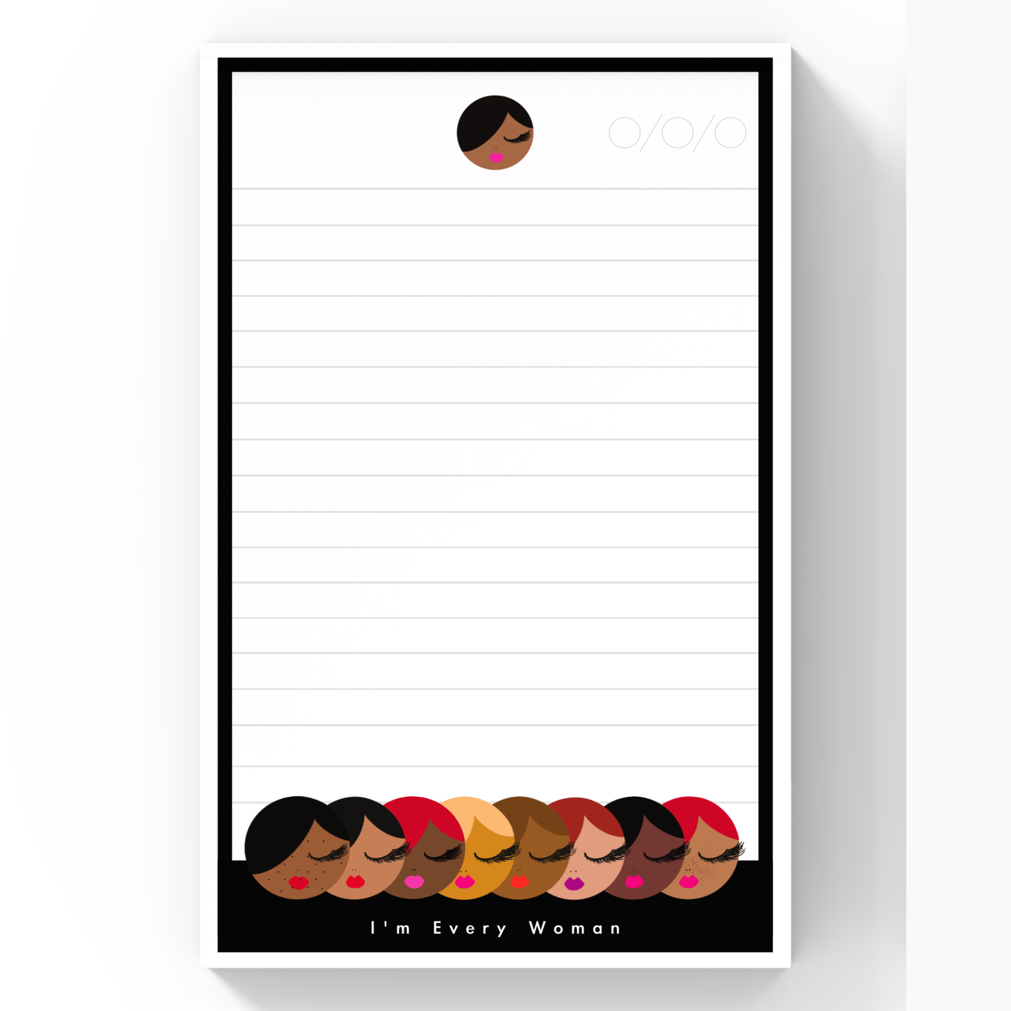 I'm Every Woman Lined Notepad, 5x7"- Larger & Updated Design